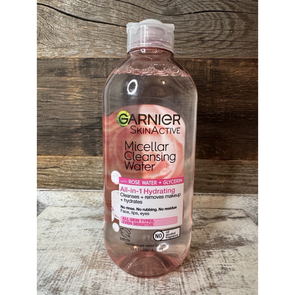 Garnier SkinActive‎ Micellar Cleansing Water Rose Water 13.5 oz Hydrating